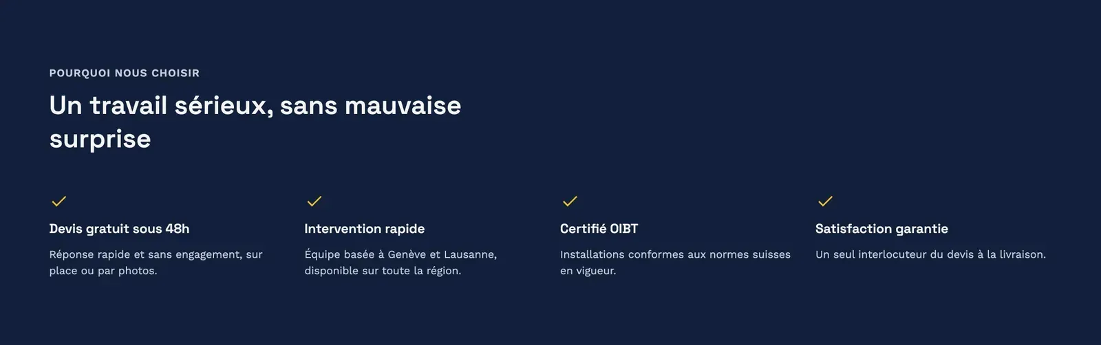 Maquette de site pour un électricien (projet concept) — pourquoi nous